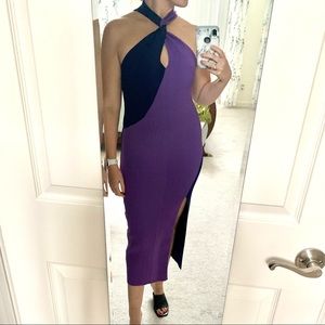 Nicholas Aegle Twist Front Halter Dress